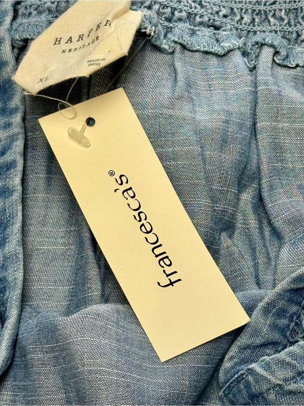 🆕 Women’s “Harper Heritage” Denim Tank | #J42 - Picture 9 of 15